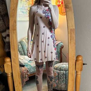 Free People Boho Floral Mini Dress